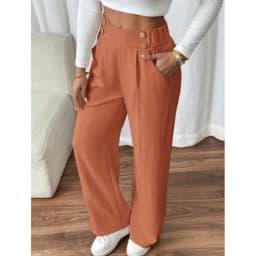 Women's Trousers Casual High-waisted Trousers Loose Temperament Versatile Office Female Straight Long Pants 2025