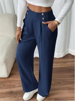 Women's Trousers Casual High-waisted Trousers Loose Temperament Versatile Office Female Straight Long Pants 2025