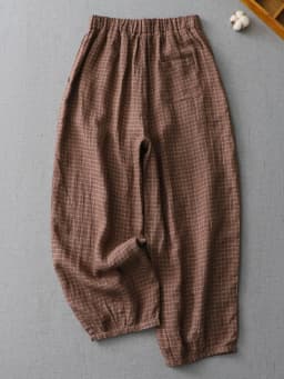 Retro Japanese Sle High Waist Loose Cotton Linen Harem Pants Women's Spring Summer Casual Nine Point Carrot Pants