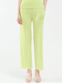 YUDX Spring Summer Autumn Women Casual Elegant Ladies Miyake Designer Casual Loose Straight Pleated Pants High Waist Trousers