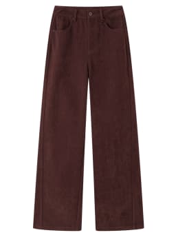 DUSHU 2025 Winter Women's High Waist Straight Wide Leg Pants - Office Casual Trousers with Stretch Fabric for Daily Comfort Wear