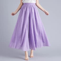 Johnature Ankle-length Pant Casual Loose Elastic Waist Multiple Color Wide Leg Pants 2026 New Clothes National Style Women Pants