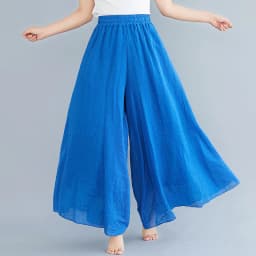 Johnature Ankle-length Pant Casual Loose Elastic Waist Multiple Color Wide Leg Pants 2026 New Clothes National Style Women Pants