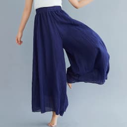Johnature Ankle-length Pant Casual Loose Elastic Waist Multiple Color Wide Leg Pants 2026 New Clothes National Style Women Pants