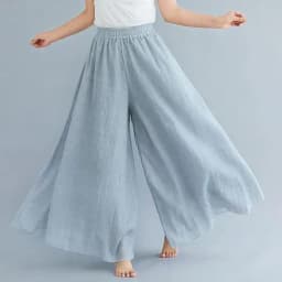 Johnature Ankle-length Pant Casual Loose Elastic Waist Multiple Color Wide Leg Pants 2026 New Clothes National Style Women Pants