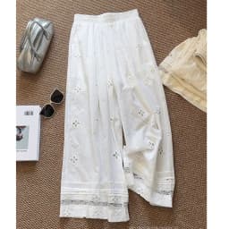 Women Summer Casual Cotton Long Pants High Waist Wide Leg Stright Pants Female Comfortable Clothes Trousers