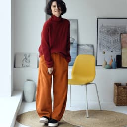 MICOCO K2221C Korean version of casual simple and fluffy loose all-in-one slim elastic high waist banana sweatpants