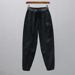 White Pants for Women with Elastic Waistband Loose and Casual Joggers Ankle-Length Leggings with Slimming Effect Harem Pants