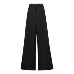 Amii Wide Pants Woman 2026 Autumn New Pleated Breathable Casual Trousers Loose Versatile Middle-aged Women's Clothing 12623019