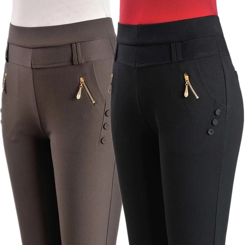 Large Size Casual Pants Women 2021 Long Loose Pants Tall Waist Womens NEW Spring/autumn Trousers Female Stretch Pants