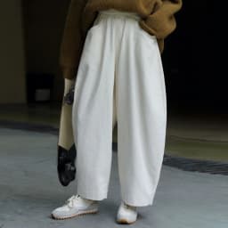Johnature Winter New Japanese Casual Corduroy Elastic Waist Ankle-length Pants Solid Color Loose Pockets Harem Women Pants