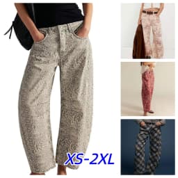 Men Women Retro Gothic High Waist Y2k Baggy Black Harajuku Hip Hop Pattern Sickle-shaped Wide-leg Pants Wide Leg Python Capris