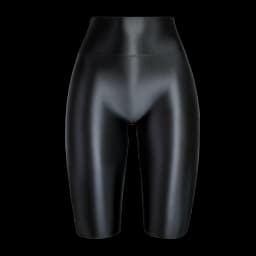MJINM High Waist Glossy Smooth Knee-Length Tights Women's Fitness Running Sportswear Beach Pants Board Sports Leggings Sweatpant