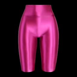 MJINM High Waist Glossy Smooth Knee-Length Tights Women's Fitness Running Sportswear Beach Pants Board Sports Leggings Sweatpant