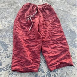 Johnature Women Vintage Linen Wide Leg Pants Elastic Waist 2025 Spring New Solid Color Belt Women Chinese Style Long Pants