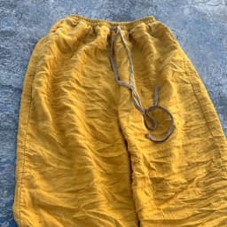 Johnature Women Vintage Linen Wide Leg Pants Elastic Waist 2025 Spring New Solid Color Belt Women Chinese Style Long Pants