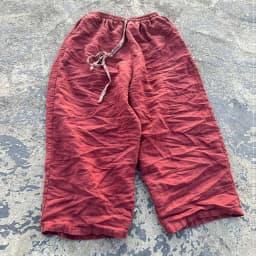 Johnature Women Vintage Linen Wide Leg Pants Elastic Waist 2025 Spring New Solid Color Belt Women Chinese Style Long Pants