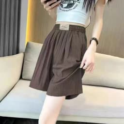 Casual American Style Sporty  Skirt Pants Women's Loose Fit Summer New Arrival Five-Quarter Length Thinming Trousers
