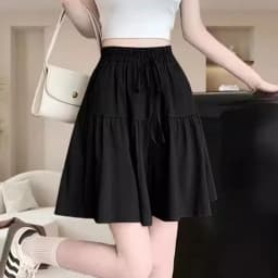 Casual American Style Sporty  Skirt Pants Women's Loose Fit Summer New Arrival Five-Quarter Length Thinming Trousers