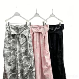 American Sweet Hot Women Camo Print Cargo Pants Attached Waist Skirt Overlay High Waist Wide Leg Streetwear Trousers New Summer