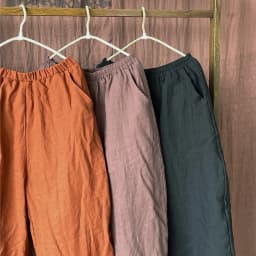 Johnature Women Vintage Linen Elastic Waist Pants Plus Cotton Warm Winter Trouser 2025 New Solid Color Pockets Loose Long Pants