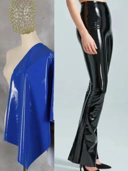 Women Glossy Stretch Faux Leather Pencil Pants Ladies Chic Shiny Stretch PU Sexy Bodycon Trousers Party Clubwear New Custom