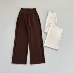 Autumn High Waisted Wide Leg Pants Sweat Absorbing Breathable Sports Fitness Leisure Yoga Pants Loose Floor Pants for Women