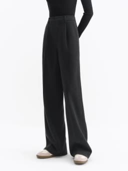 FSLE High-Waisted Straight-Leg Commute Casual Pants Winter 2025 New Arrival, Slimming Height-Enhancing, Versatile Everyday Pants