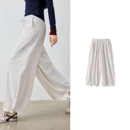 TOYOUTH Women's Lantern Pants 2026 Autumn New High Waist Bud Design Ankle-Length Loose Trousers