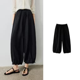 TOYOUTH Women's Lantern Pants 2026 Autumn New High Waist Bud Design Ankle-Length Loose Trousers