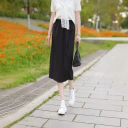 Casual High Waist Breathable Women's  Skirt Pants Summer 2026 Trendy Cool Feeling Versatile Wide Leg Skirt Pants