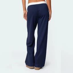 Casual Wide Straight Leg Sweatpants for Women Ladies Drawstring Low Rise Baggy Sweat Pants Y2K Number Graphic Joggers Pants