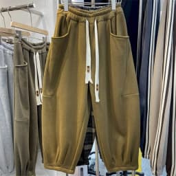 Cargo Pants Women Sporty Solid Plush Sweatpants Korean Style Casual Drawstring Elastic Waisted Streetwear Clothing Harem Pants