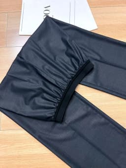 Women's Wool Straight-Leg Pants with Elastic Waistband – Spring 2026 New Arrival
