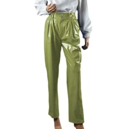 Vinyl Wet Look PVC Leather Fashion Womens High Waist Pencil Pants Office Lady Straight Pants Trousers Party Club Streetwear 7XL