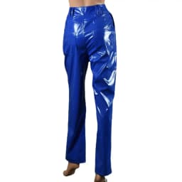 Vinyl Wet Look PVC Leather Fashion Womens High Waist Pencil Pants Office Lady Straight Pants Trousers Party Club Streetwear 7XL