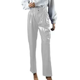 Vinyl Wet Look PVC Leather Fashion Womens High Waist Pencil Pants Office Lady Straight Pants Trousers Party Club Streetwear 7XL