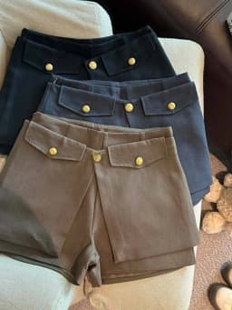 Casual High Waist Asymmetric Wide Leg Pants Women's Spring 2026 Slimming Short Shorts Casual Loose Fit High Waist Tummy Control