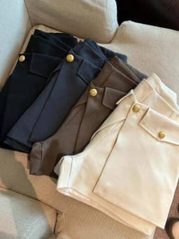 Casual High Waist Asymmetric Wide Leg Pants Women's Spring 2026 Slimming Short Shorts Casual Loose Fit High Waist Tummy Control