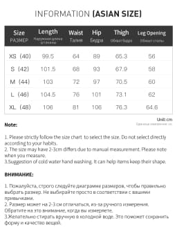 FSLE 2026 Summer Women Ruffle Trim Straight Leg Pants, High Waist Slimming Casual Trousers for Daily Commute Soft Feminine Style