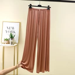 Modal Floor-Length Wide Leg Pants Loose Home Spwear Color Versatile Casual Summer Thin Home Pants Women