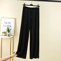 Modal Floor-Length Wide Leg Pants Loose Home Spwear Color Versatile Casual Summer Thin Home Pants Women