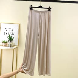 Modal Floor-Length Wide Leg Pants Loose Home Spwear Color Versatile Casual Summer Thin Home Pants Women