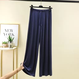 Modal Floor-Length Wide Leg Pants Loose Home Spwear Color Versatile Casual Summer Thin Home Pants Women