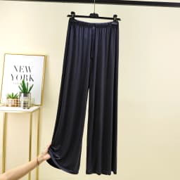 Modal Floor-Length Wide Leg Pants Loose Home Spwear Color Versatile Casual Summer Thin Home Pants Women