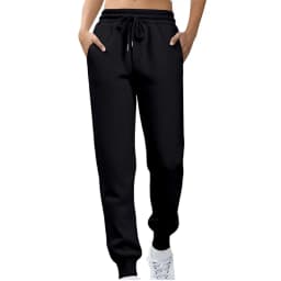 2026 Spring Autumn Women Straight Leg Pants Fashion Solid Color Drawstring Pockets Elastic Thin Casual Trousers Women Sweatpants