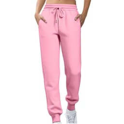 2026 Spring Autumn Women Straight Leg Pants Fashion Solid Color Drawstring Pockets Elastic Thin Casual Trousers Women Sweatpants