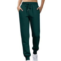 2026 Spring Autumn Women Straight Leg Pants Fashion Solid Color Drawstring Pockets Elastic Thin Casual Trousers Women Sweatpants