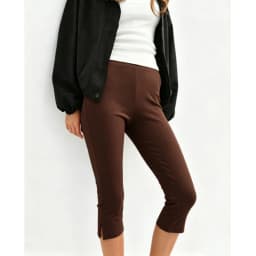 Women's Vintage Going Out Capri Pants Croppped Leggings Sexy Y2K Capri Pants High Waisted Skinny Stretchy Casual Yoga Pants