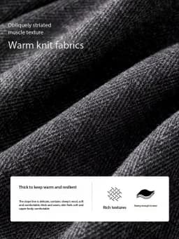 SENTUBILA Casual Straight Wool Pant Women Thick Warm High Waist Knitted Sweatpant Winter Trousers 2024 Woman Clothes 144K56338